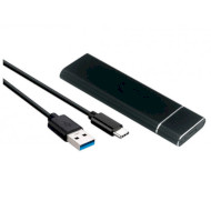 Карман внешний Type-C USB 3.1 Gen 2 10 GB/s 2 TB B Key NGFF M.2 SSD to USB 3.1 Black (S1012)