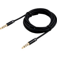 Кабель AUX Audio Cable mini-jack 3.5mm 1.5м Black (B00546)