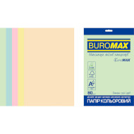 Офісний кольоровий папір BUROMAX Pastel A4 80г/м² 50арк (BM.2721250E-99)