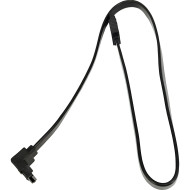 Кабель SATA угловой 40см Black (S0283)