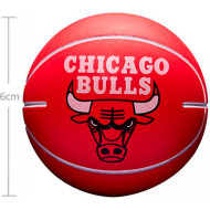 Мини-мяч для дриблинга WILSON NBA Dribbler Chicago Bulls (WTB1100PDQCHI)