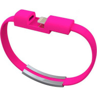 Кабель USB 2.0 AM/Lightning 0.2м Pink (S0603)