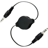 Кабель mini-jack 3.5mm 0.8м Black (B00407)