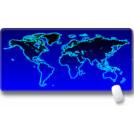 Килимок для миші VOLTRONIC Карта Світу 300x700 Purple (SJDT-12)