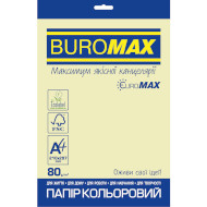 Офісний кольоровий папір BUROMAX Pastel Beige A4 80г/м² 20арк (BM.2721220E-28)