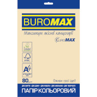 Офисная цветная бумага BUROMAX Pastel Pastel Cream A4 80г/м² 20л (BM.2721220E-49)
