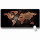 Коврик для мыши VOLTRONIC Карта Мира 300x700 Black/Brown (SJDT-21)