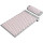 Акупунктурний килимок (аплікатор Кузнєцова) з валиком 4FIZJO 72x42cm Gray/Pink (4FJ0287)