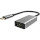 Адаптер VIEWCON USB-C - DisplayPort Gray (TE391)