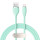 Кабель BASEUS Jelly Liquid Silica Gel Fast Charging Data Cable USB to iPhone 2.4A 1.2м Green (CAGD000006)