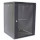 Настенный шкаф 19" HYPERNET WMNC66-15U-Flat-AC-Black (15U, 600x600мм, RAL9004)