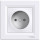 Розетка электрическая SCHNEIDER ELECTRIC Asfora White (EPH3000121)
