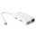 Сетевой адаптер с USB хабом VIEWCON VC 450 White (VC450W)