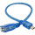 Кабель OTG VOLTRONIC USB2.0 AF/Mini-B 0.3м Transparent Blue (YT-C/AF-0.3MNBL BLUE)