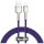 Кабель BASEUS Cafule Metal Data Cable USB for Lightning 1м Purple (CALJK-A05)