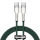 Кабель BASEUS Cafule Metal Data Cable Type-C to Type-C 100W 1м Green (CATJK-C06)