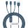 Кабель BASEUS Superior Series Fast Charging Data Cable USB to M+L+C 3.5A 1.5м Blue (CAMLTYS-03)