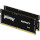 Модуль памяти KINGSTON FURY Impact SO-DIMM DDR5 4800MHz 32GB Kit 2x16GB (KF548S38IBK2-32)