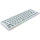 Клавиатура-баребон XTRFY K5 Compact RGB Barebone Transparent White (K5-RGB-CPT-BASE-ANSI-TP)