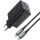 Зарядний пристрій ACEFAST A17 Fast Charge Smart Wall Charger Hub GaN PD65W (1xUSB-C, 1xUSB-A, 1xHDMI) Black w/Type-C to Type-C cable