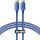 Кабель BASEUS Crystal Shine Series Fast Charging Data Cable Type-C to Type-C 100W 1.2м Blue (CAJY000603)