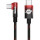 Кабель BASEUS MVP 2 Elbow-shaped Fast Charging Data Cable Type-C to Type-C 100W 2м Black/Red (CAVP000720)