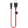Кабель HOCO X21 Plus USB-A to Type-C 0.25м Black/Red