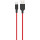 Кабель HOCO X21 Plus USB-A to Type-C 1м Black/Red