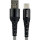 Кабель MIBRAND MI-14 Fishing Net Charging Line USB-A to Type-C 1м Black/Gray (MIDC/14TBG)