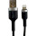Кабель MIBRAND MI-71 Metal Braided Cable USB-A to Lightning 1м Black (MIDC/71LB)