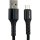Кабель MIBRAND MI-32 Nylon Charging Line USB-A to Micro-USB 0.5м Black (MIDC/3205MB)