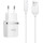 Зарядний пристрій HOCO C12 Smart 2xUSB-A, 2.4A White w/Micro-USB cable (6957531047773)