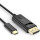 Кабель CHOETECH USB-C to DisplayPort 4K @60Hz USB-C - DisplayPort 1.8м Black (XCP-1801BK)