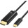 Кабель CHOETECH USB-C to HDMI 4K @30Hz USB-C - HDMI v1.4 3м Black (XCH-0030BK)