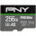 Карта памяти PNY microSDXC Pro Elite 256GB UHS-I U3 V30 A2 Class 10 + SD-adapter (P-SDU256V32100PRO-GE)