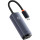 Мережевий адаптер BASEUS Lite Series Type-C to RJ45 Gigabit LAN Adapter Gray (WKQX000313)