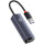 Мережевий адаптер BASEUS Lite Series USB-A to RJ45 Gigabit LAN Adapter Gray (WKQX000113)
