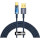 Кабель BASEUS Explorer Series Auto Power-Off Fast Charging Data Cable USB to Type-C 100W 2м Blue (CATS000303)