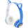 Навушники VOLTRONIC Cat Ear YR-28 LED Blue