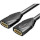 Кабель-подовжувач VENTION HDMI 2.0 Female to Female HDMI v2.0 0.5м Black (AAXBD)