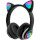 Наушники VOLTRONIC Cat Ear YR-28M LED Black