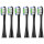 Насадка для зубной щётки OCLEAN P1C5 Plaque Control Black 6шт (C04000187)