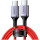 Кабель UGREEN US294 USB Type-C Male to Male Cable Aluminum Nickel Plating 1м Red (60186)