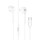 Навушники HOCO M101 Crystal Joy Type-C White