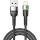 Кабель ESSAGER Colorful LED Fast Charging Cable 2.4A USB-A to Lightning 2м Black (EXCL-XCDA01)