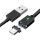 Кабель ESSAGER Magic Power Magnetic USB-A to Type-C 1м Black (EXCCXT-ML01)