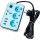 Мережевий фільтр XOKO XK-SP-3-3-1 Blue, 4 розетки, 3xUSB, 1.8м