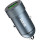 Автомобільний зарядний пристрій HOCO Z32 Speed Up 1xUSB-A, QC3.0 Metal Gray (6931474711564)