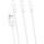 Кабель HOCO X1 Rapid 3-in-1 USB-A to Lightning/Type-C/Micro-USB 1м White