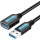 Кабель-подовжувач VENTION USB AM/AF 3.0 1.5м Black (CBHBG)